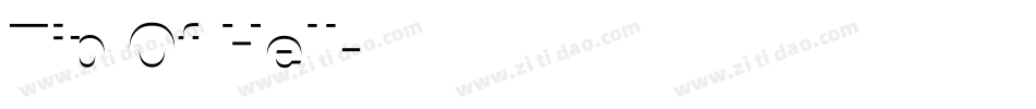 Tip Of Hell字体转换